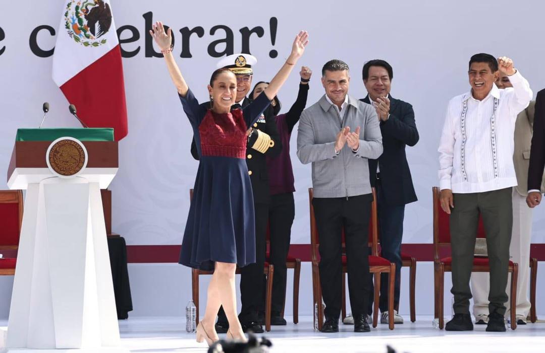Claudia Sheinbaum celebra los 7 años de la 4T