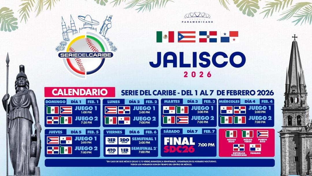 Serie del Caribe 2026: Este es el calendario de México en el torneo de béisbol 