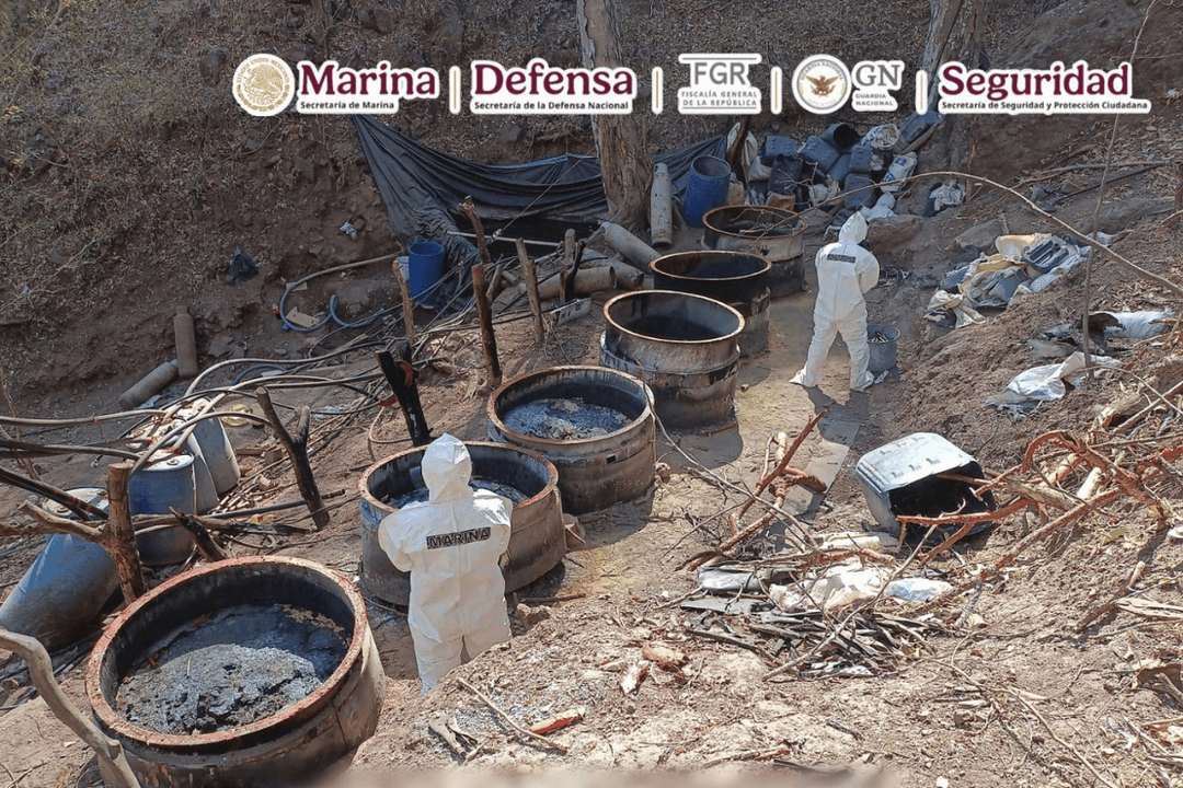 Autoridades desmantelan laboratorios clandestinos en México