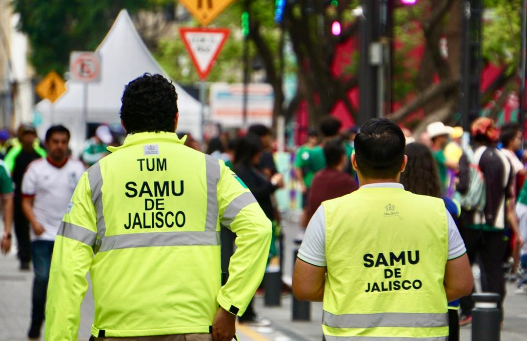 SAMU Jalisco brinda cerca de mil 600 atenciones médicas durante eventos masivos