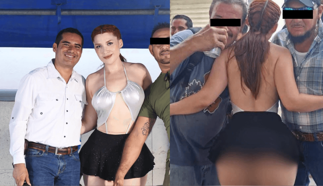 Tamaulipas: Alcalde celebra Día del padre con lucha libre y una influencer erótica