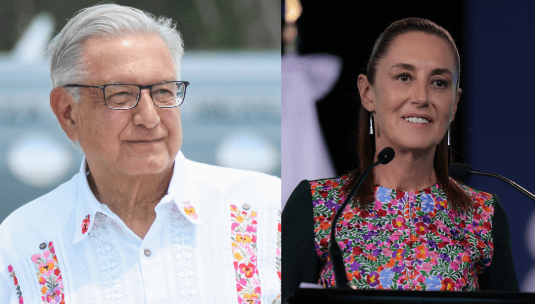 AMLO reaparece para expresar su apoyo a Sheinbaum