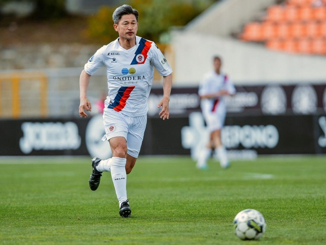 ‘King Kazu’, futbolista japonés de 59 años, anotó gol