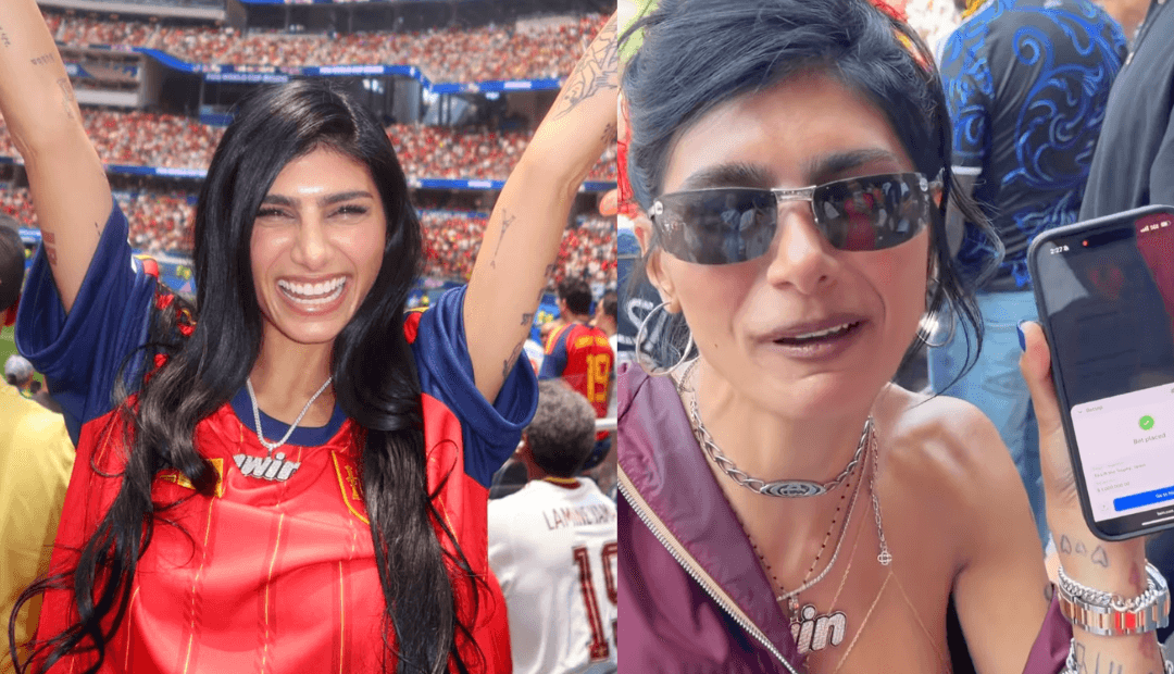 Mia Khalifa gana 650,000 dólares por apostarle a España