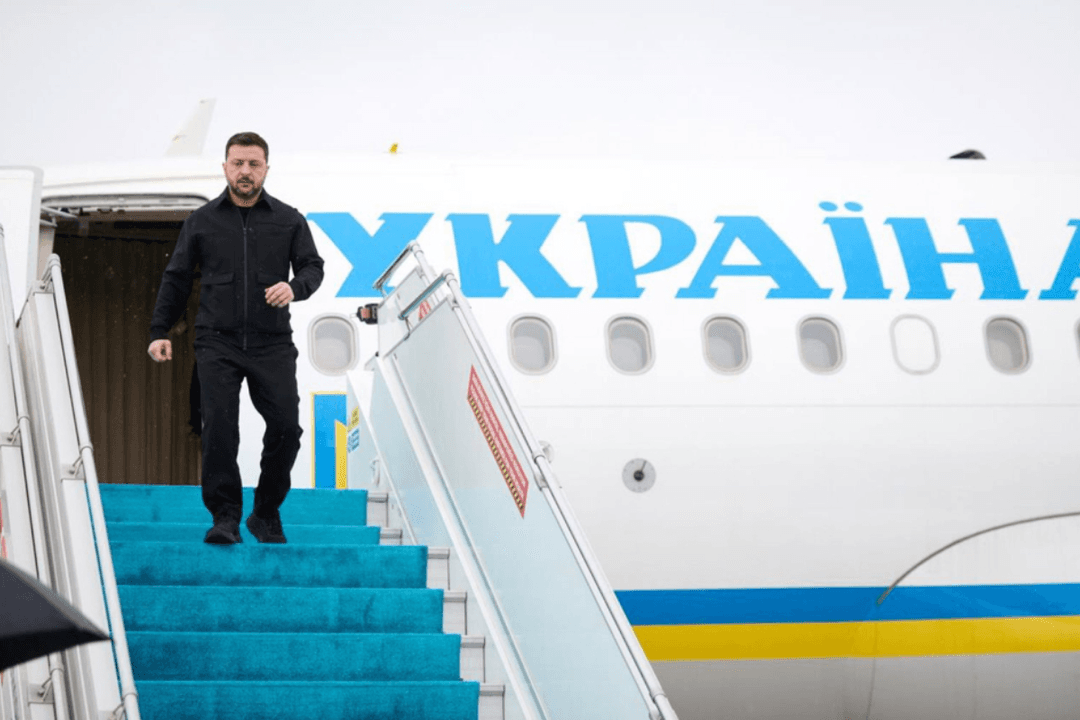 Avión de Zelenski estuvo a punto de ser impactado por un dron