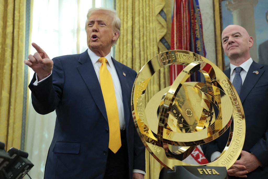 Donald Trump aboga por continuidad de Infantino