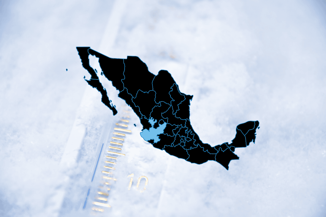 Jalisco registra temperaturas bajo cero