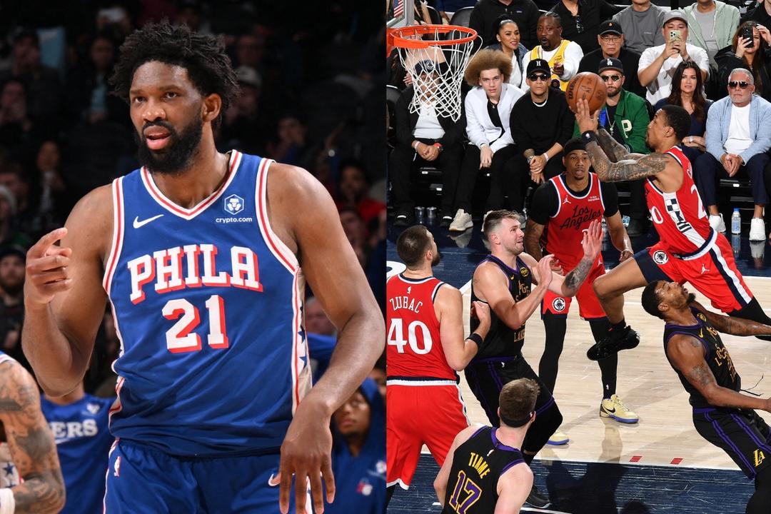 NBA: Embiid brilla ante los Rockets con triple doble; Clippers vence a Lakers en el clásico