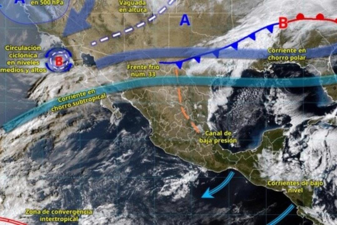 Frente frío 33: Estos son las entidades más afectadas