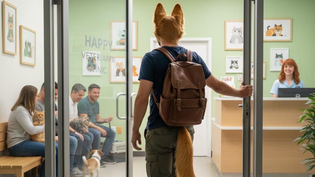 Therian: Joven que se define como perro acude a veterinario por presunto moquillo