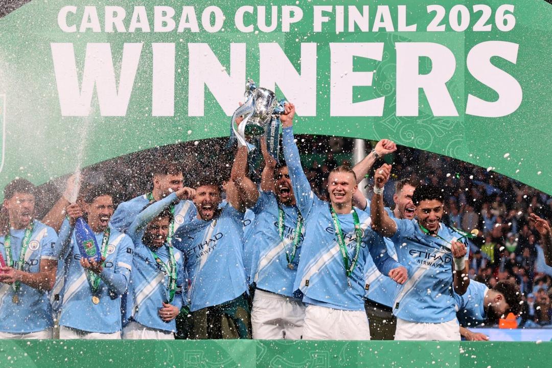 Manchester City vence al Arsenal y son campeones de la Carabao Cup