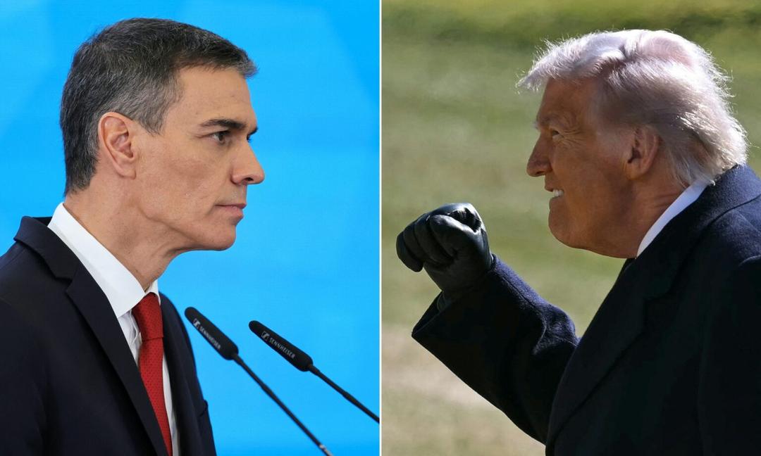 Pedro Sánchez le dice que ‘no a la guerra’ a Trump
