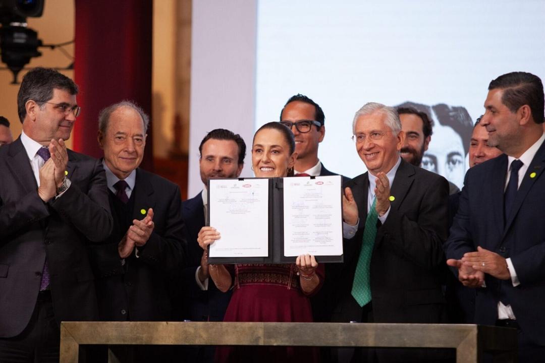 Sheinbaum encabeza la firma del Acuerdo para el Fomento de la Industria Siderúrgica Mexicana