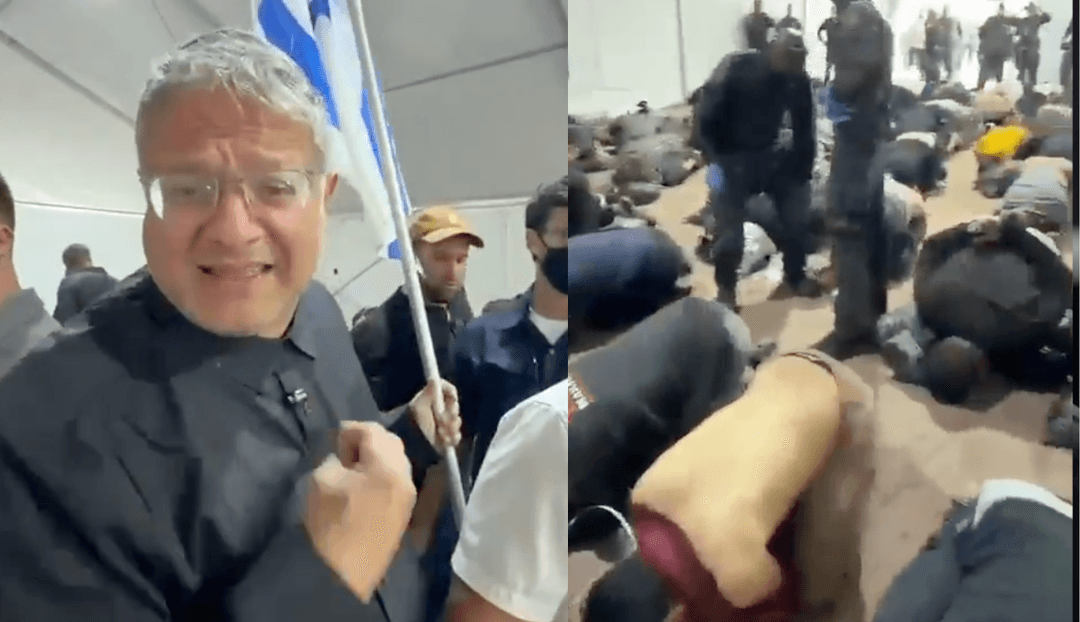 VIDEO: Ministro israelí provoca indignación por amarrar activistas