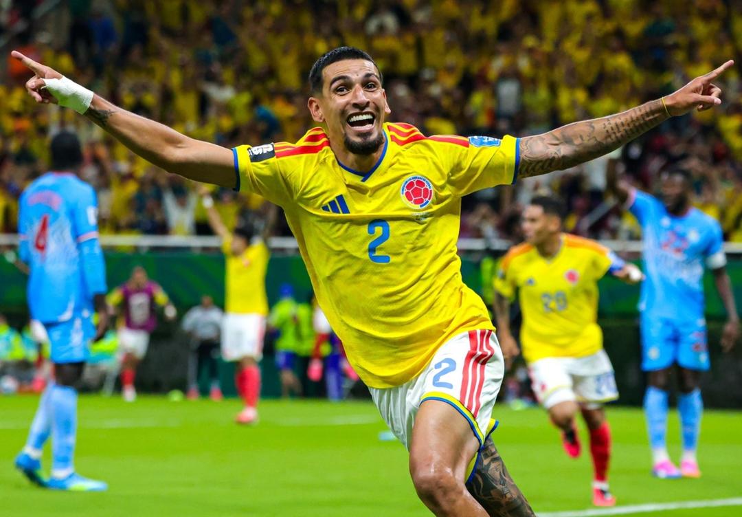 Colombia derrota por la mínima a la RD de Congo