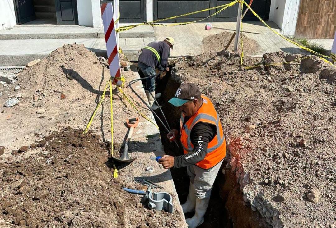 Aguascalientes: MIAA restaura toma de agua en Los Sauces