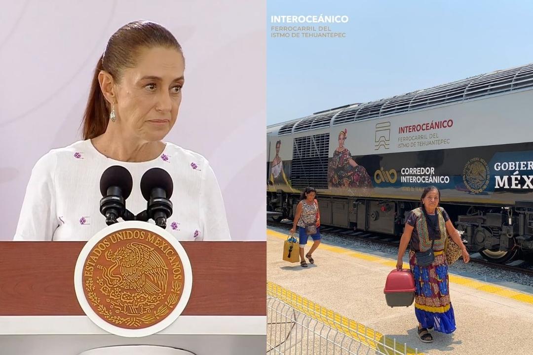 Tren Interoceánico: Sheinbaum afirma que el trazo será modificado en tres curvas