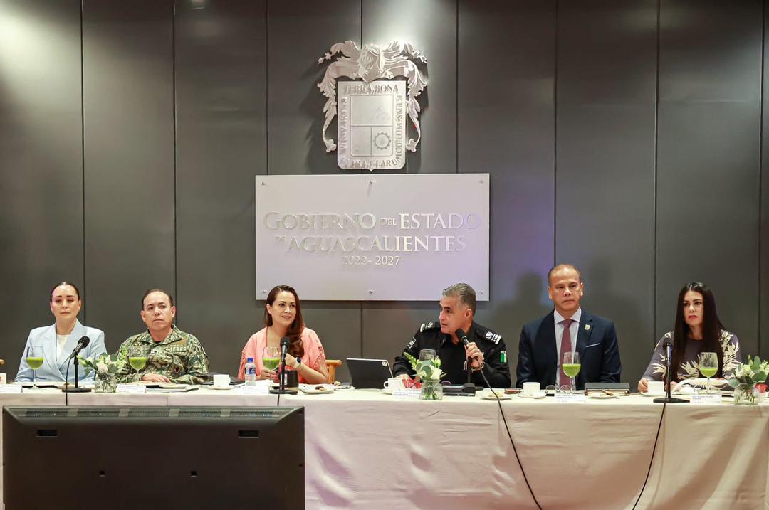 Aguascalientes: Autoridades coordinan esfuerzos para prevenir el delito y fortalecer la seguridad