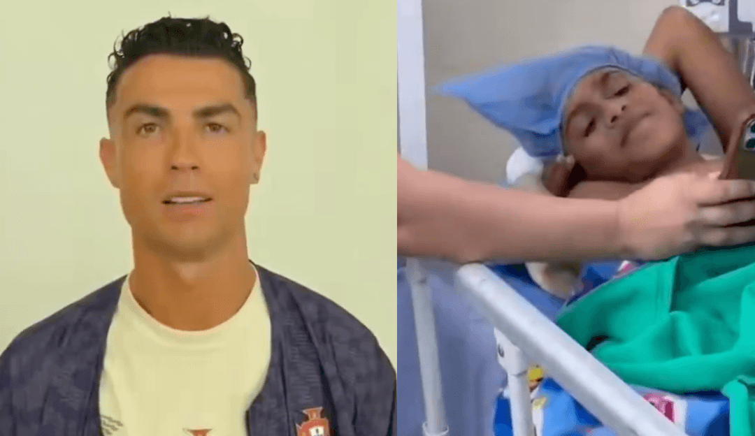 VIDEO: Cristiano Ronaldo envía mensaje a víctima del terremoto en Vanezuela