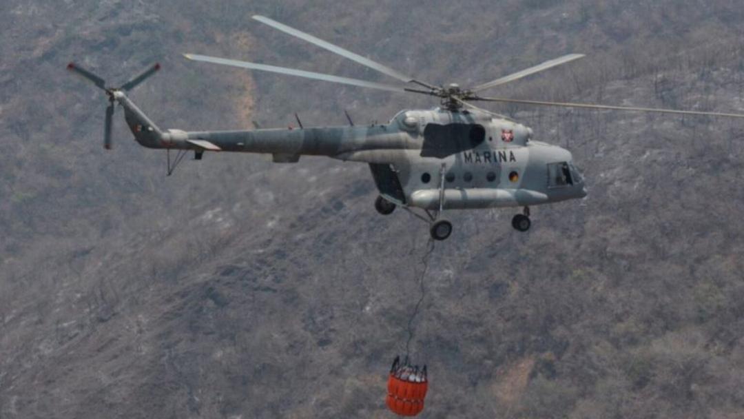 Tamazula: Helicóptero de Marina aterriza de emergencia; hay tres lesionados