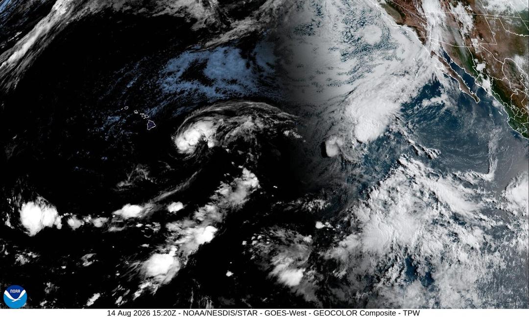 Tormenta Tropical Lala amenaza la isla de Hawái