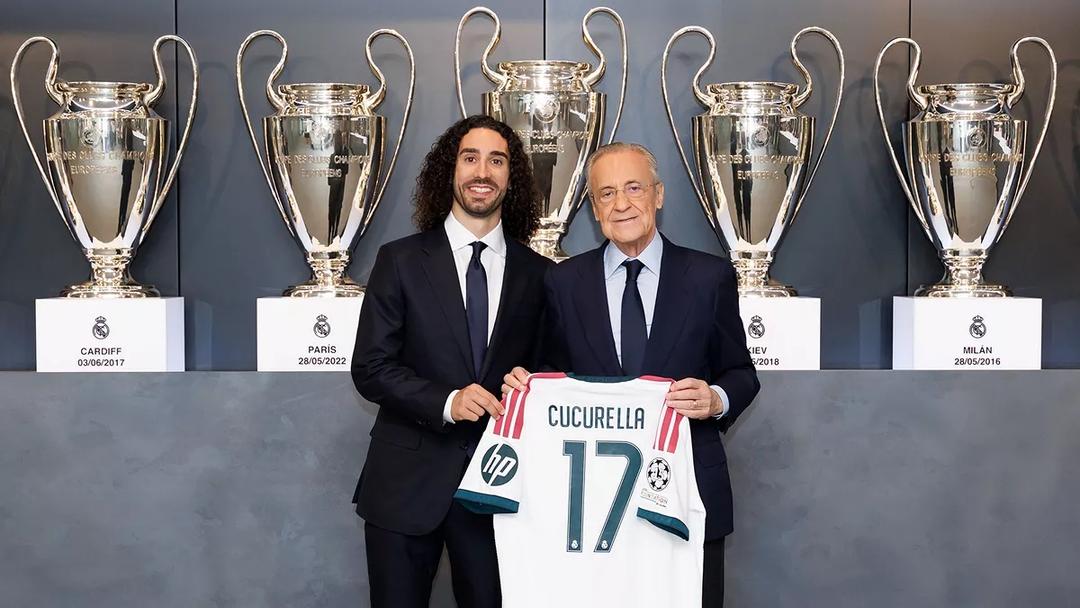 Cucurella es oficialmente presentado con el Real Madrid