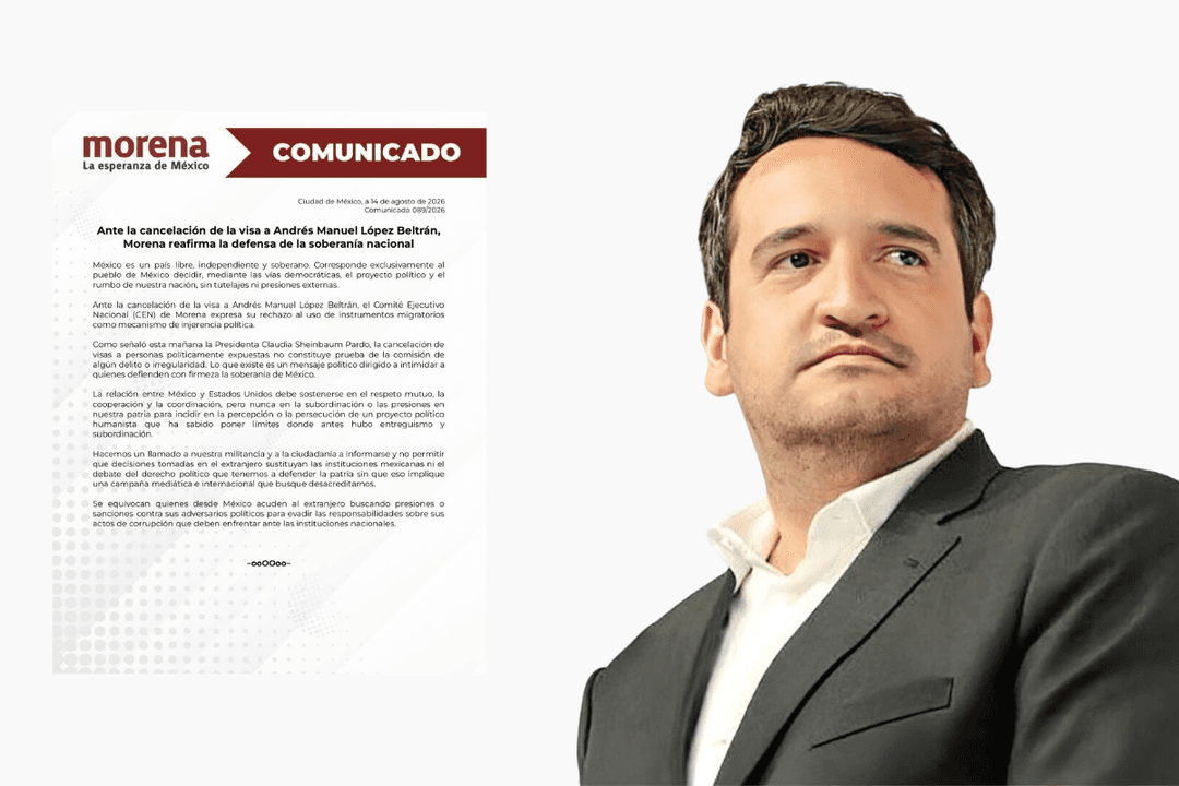 Andy López Beltrán: Morena lo defiende por retiro de visa