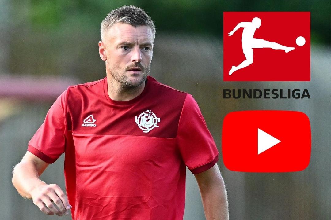 Jamie Vardy ofrecerá distintos juego de la Bundesliga por su canal de YouTube