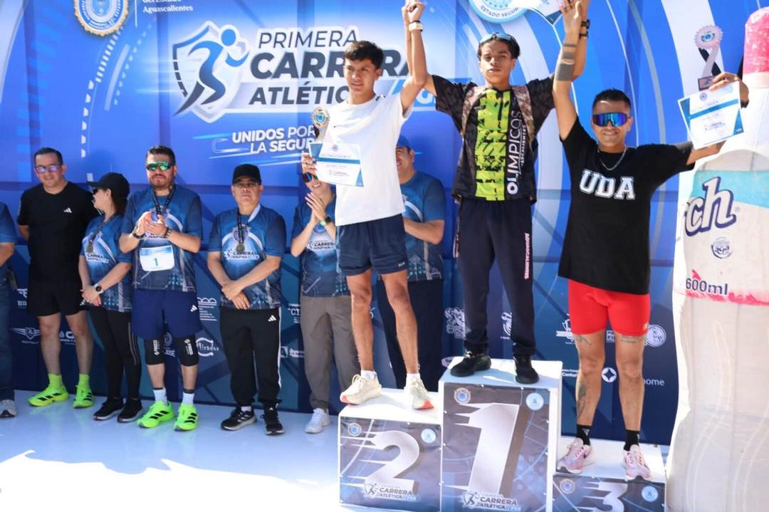 Aguascalientes: Primera carrera atlética de la Fiscalía General del Estado “Juntos por la seguridad y la justicia”