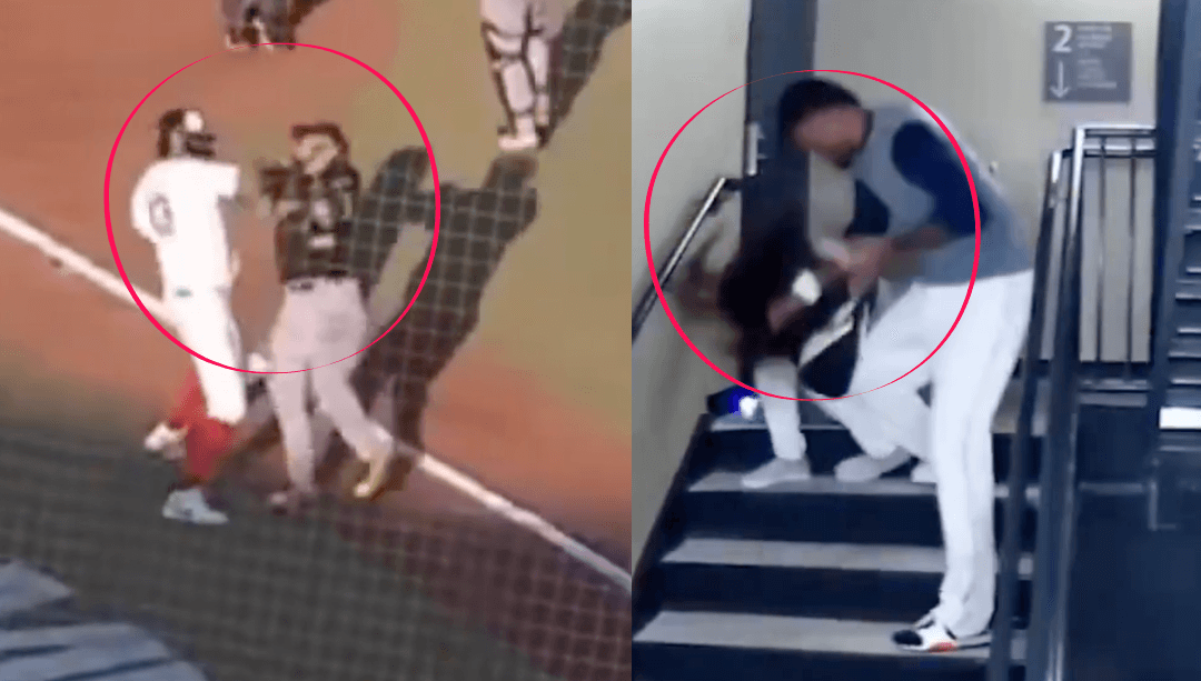 VIDEO: Danry Vásquez agrede a golpes a beisbolista; cuenta con antecedentes de violecia