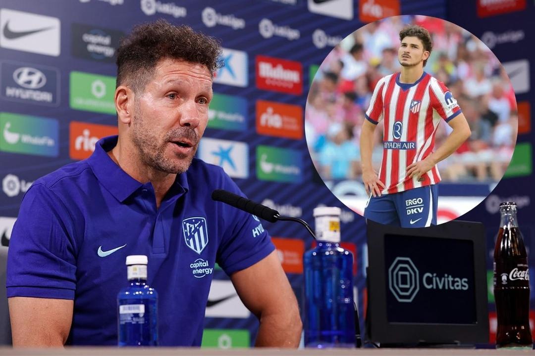 ‘Cholo’ Simeone afirma que la situación vivida por Julián Álvarez “es un aprendizaje para él”