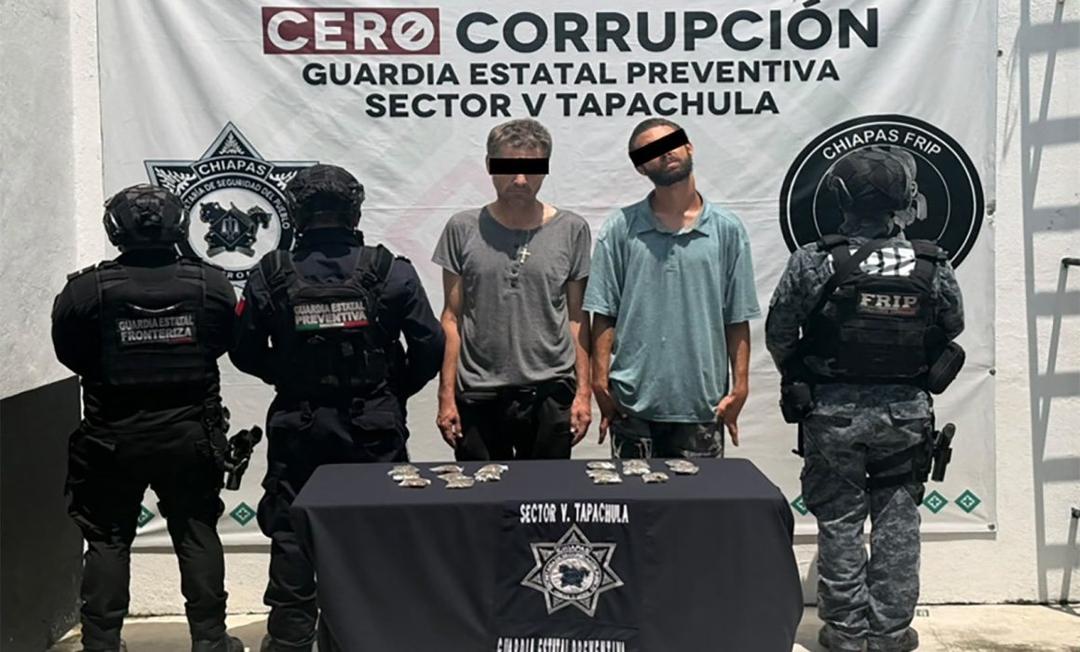 Chiapas: Detienen a 57 personas y aseguran armas, cartuchos y droga