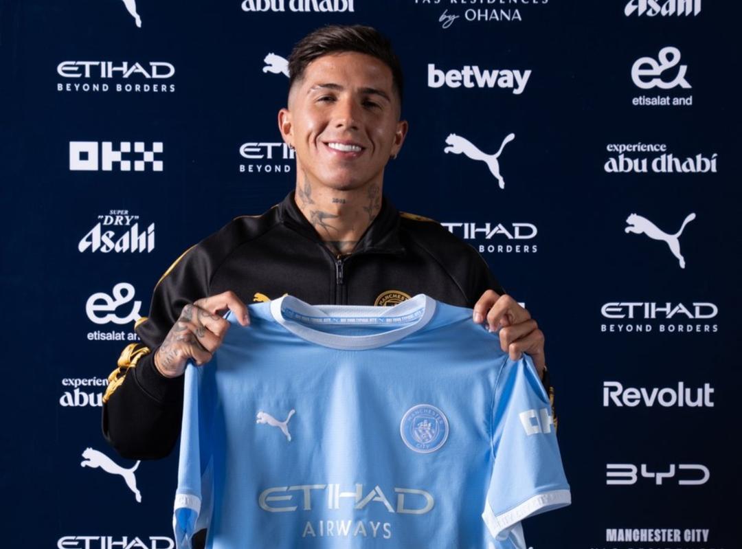 Enzo Fernández fichó por el Manchester City por una cifra récord