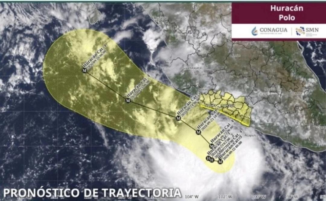 Polo: ¡Ojo! Ya es huracán categoría 1; así afectará a Jalisco