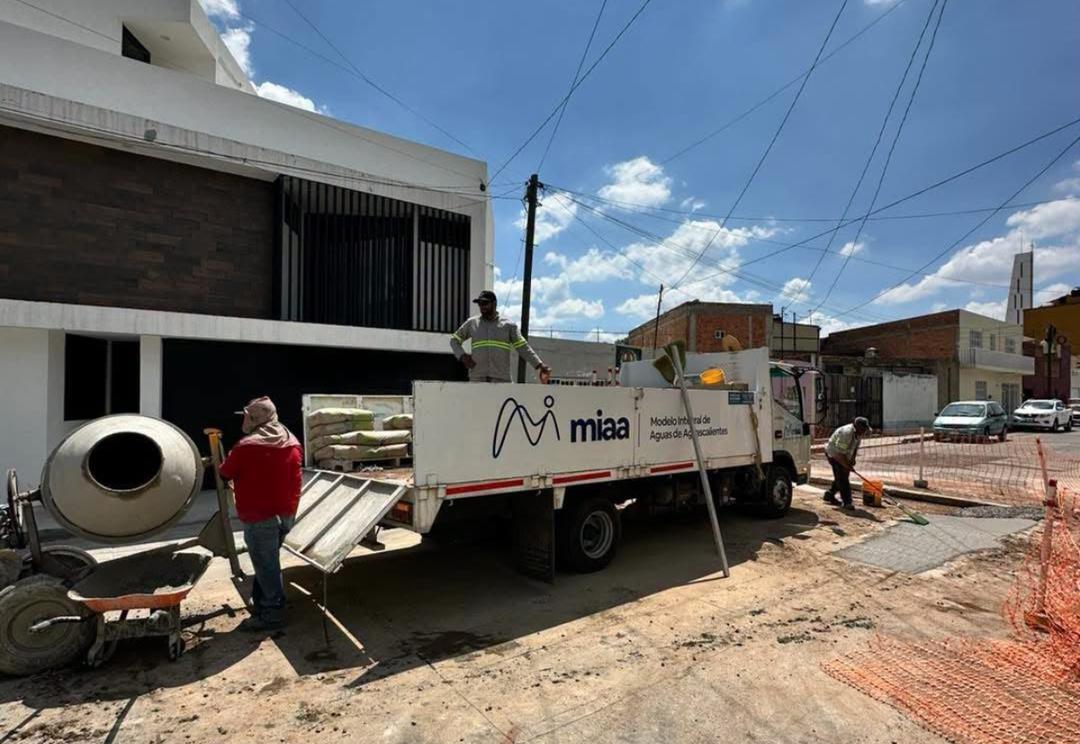 MIAA realizará colado de concreto tras rehabilitación de la red de alcantarillado