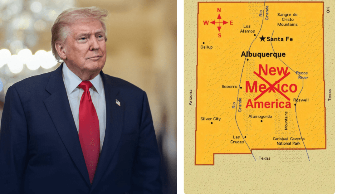 Trump sugiere cambiar de Nuevo México a ‘Nueva América’