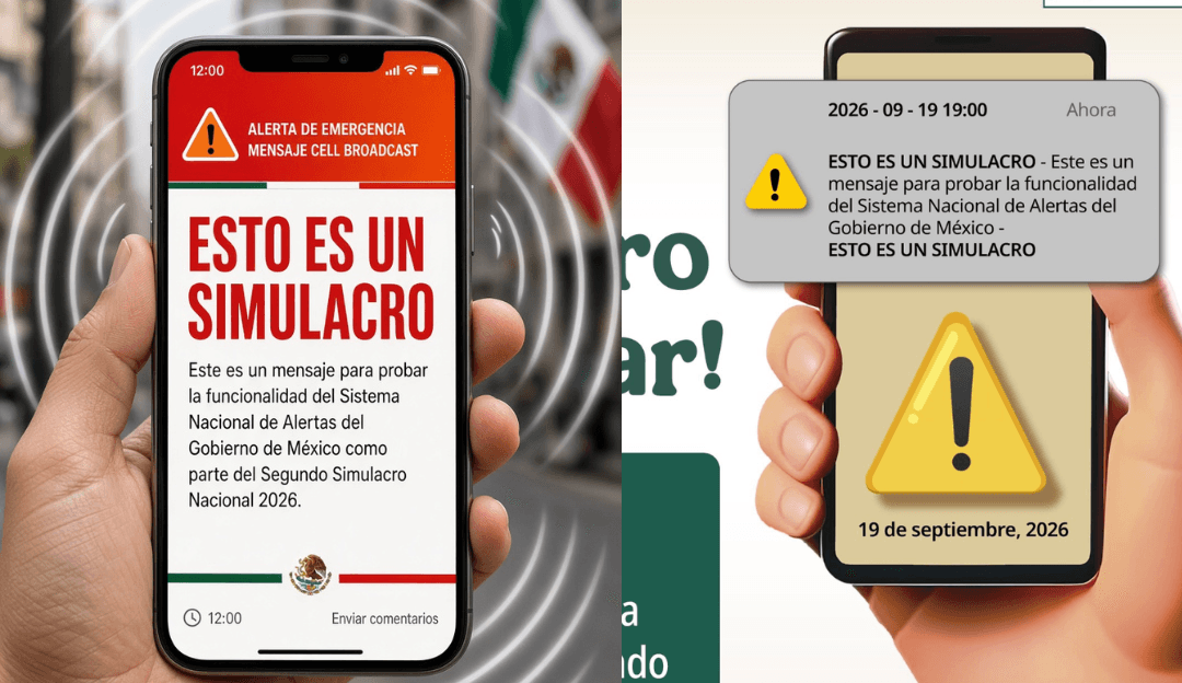 Simulacro Nacional 2026: ¡No te asustes! Así sonarán los celulares mexicanos