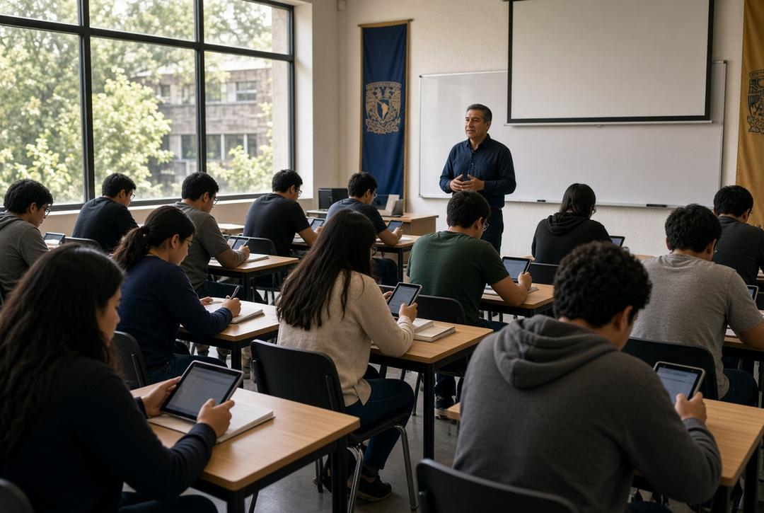 UNAM descarta prohibir celulares en sus aulas