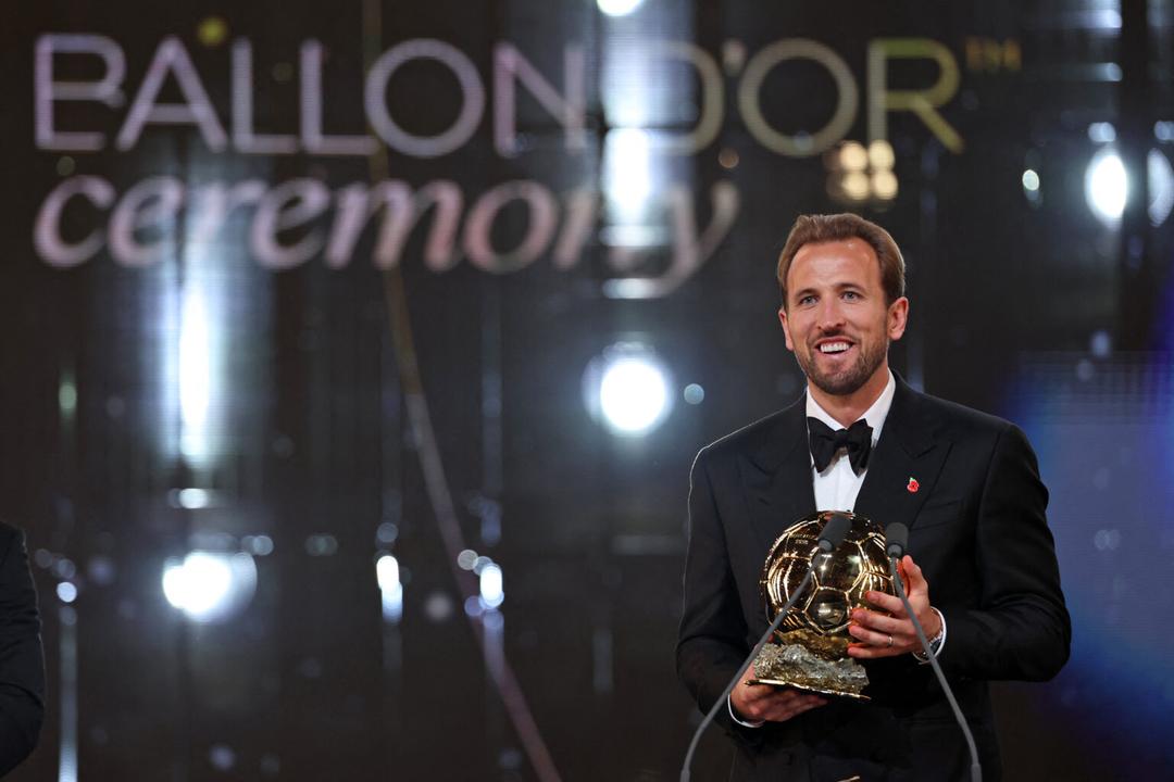 Balón de Oro: Harry Kane gana como mejor jugador del año