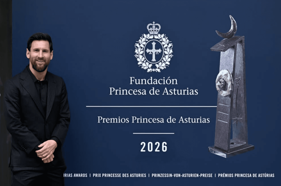 Messi será galardonado con el Premio Princesa de Asturias