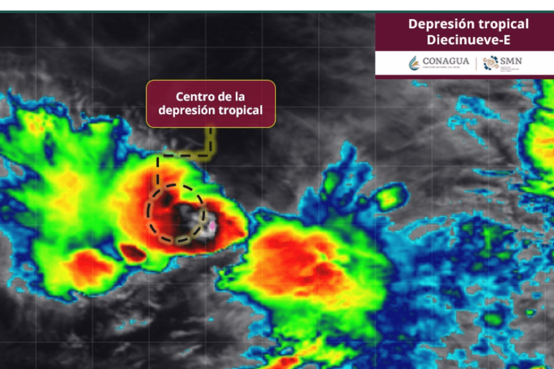 Huracán Rachel se intensifica a categoría 2 frente a las costas de Jalisco