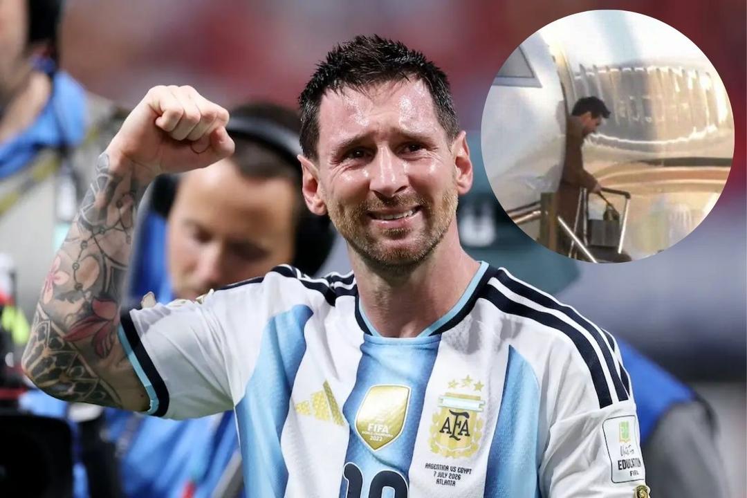 Messi llega a Argentina para su despedida con la Albiceleste