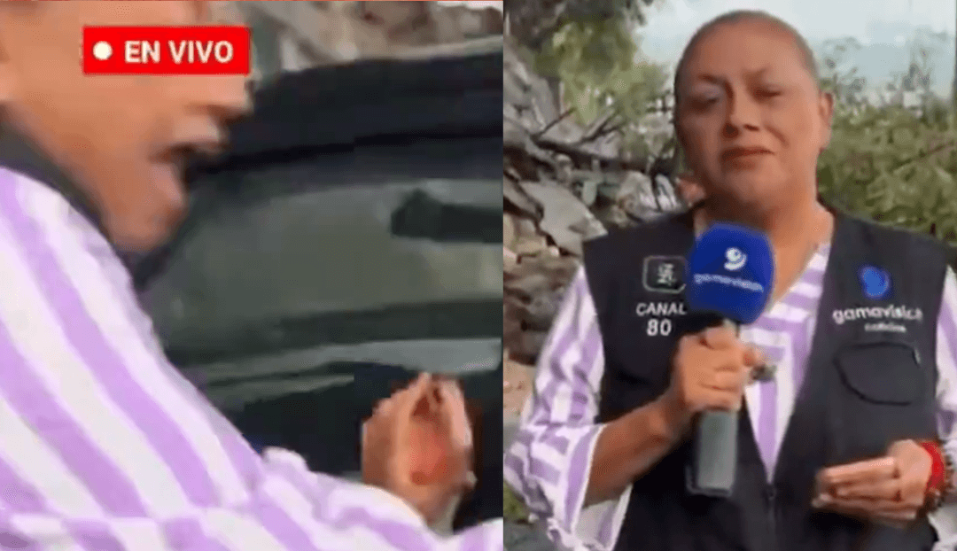 VIDEO: Atropellan a reportera y camarógrafo en transmisión en vivo